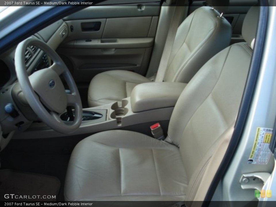 Medium/Dark Pebble Interior Front Seat for the 2007 Ford Taurus SE #63563714