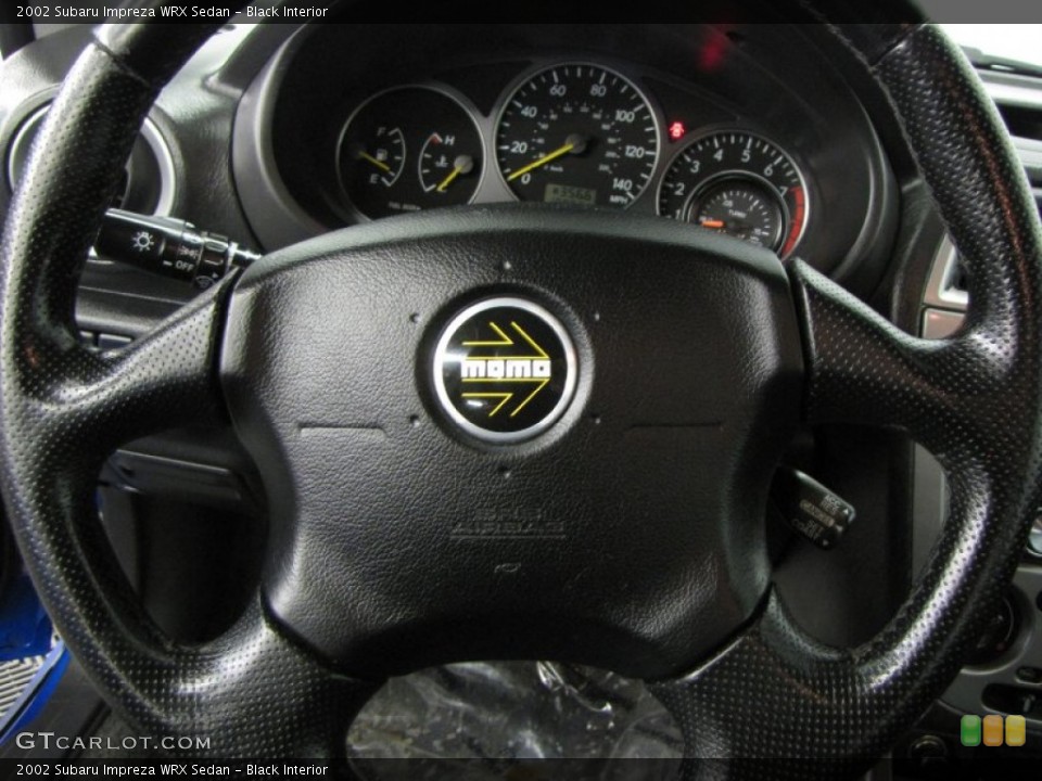 Black Interior Steering Wheel for the 2002 Subaru Impreza WRX Sedan #63567259