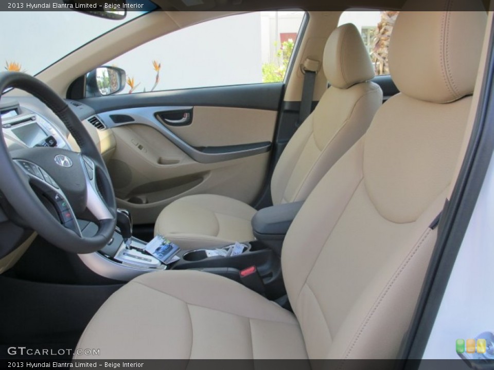 Beige Interior Photo for the 2013 Hyundai Elantra Limited #63567953