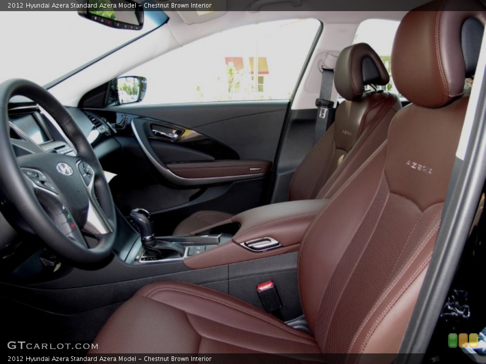 Chestnut Brown Interior Photo for the 2012 Hyundai Azera  #63568150