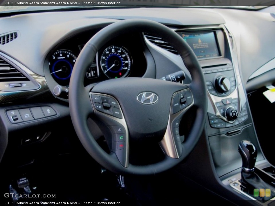 Chestnut Brown Interior Dashboard for the 2012 Hyundai Azera  #63568157