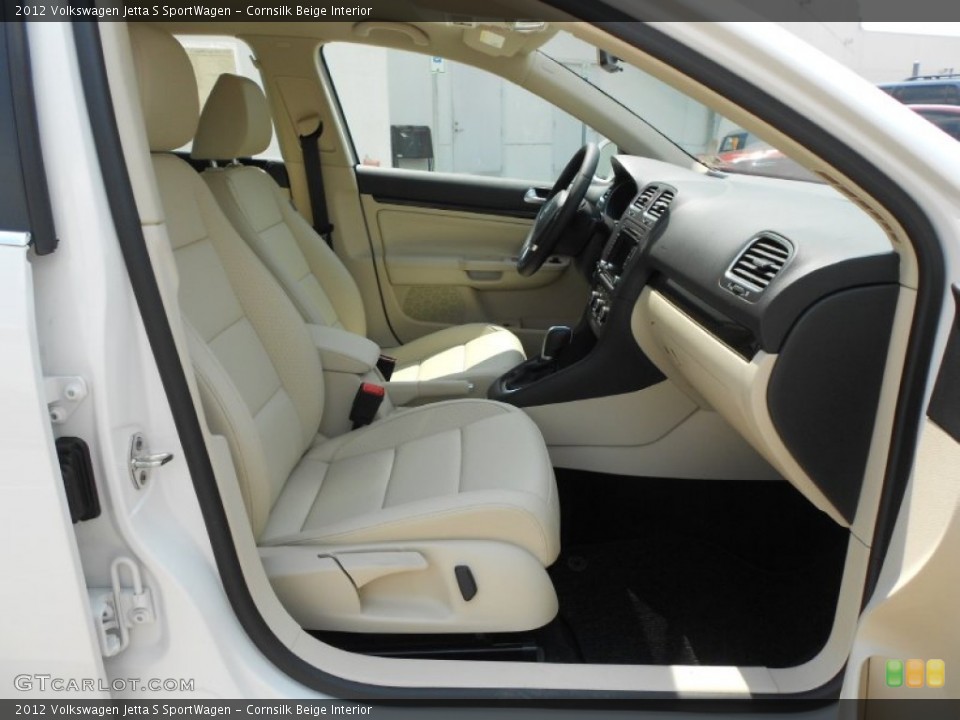 Cornsilk Beige Interior Photo for the 2012 Volkswagen Jetta S SportWagen #63573500