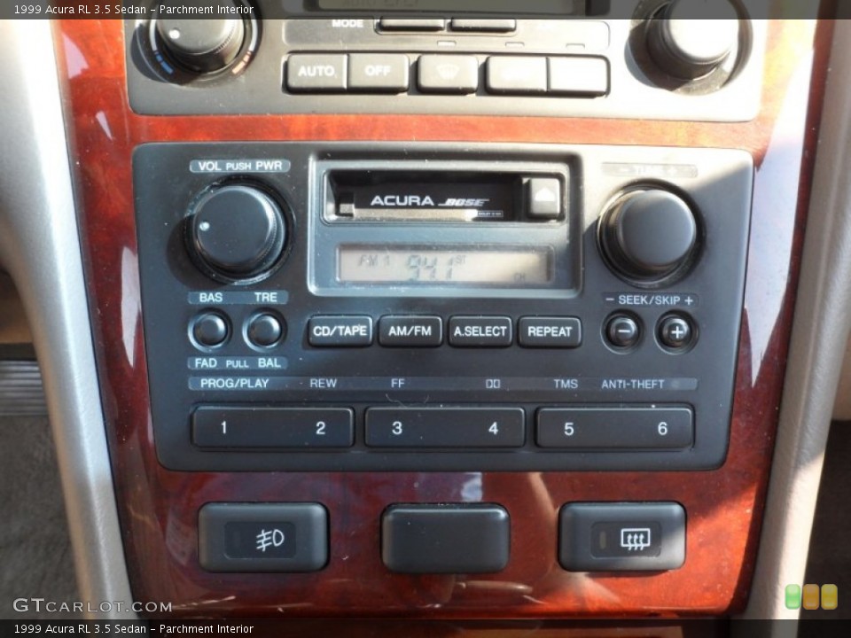 Parchment Interior Controls for the 1999 Acura RL 3.5 Sedan #63577025