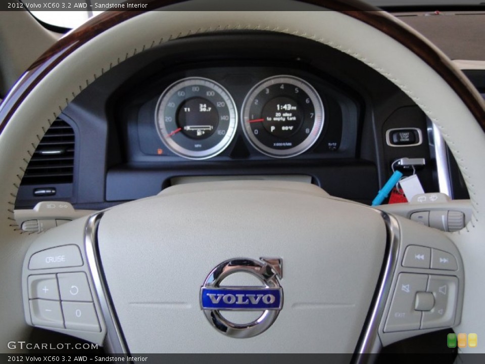 Sandstone Interior Steering Wheel for the 2012 Volvo XC60 3.2 AWD #63577286