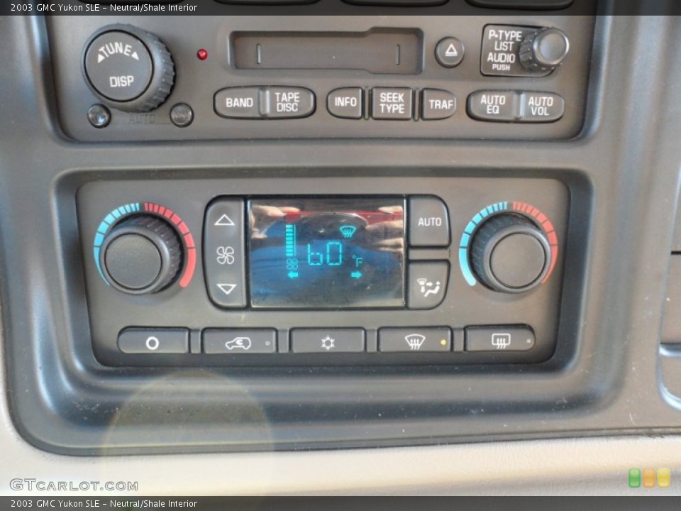 Neutral/Shale Interior Controls for the 2003 GMC Yukon SLE #63578429