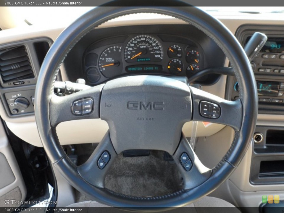 Neutral/Shale Interior Steering Wheel for the 2003 GMC Yukon SLE #63578437