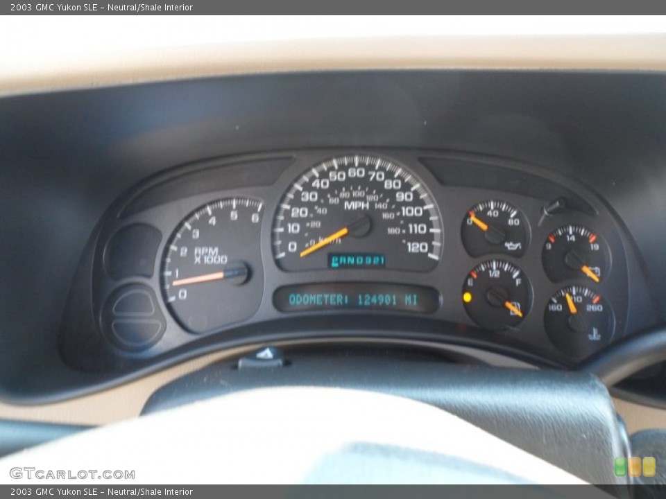 Neutral/Shale Interior Gauges for the 2003 GMC Yukon SLE #63578452