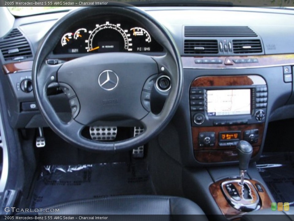 Charcoal Interior Dashboard for the 2005 Mercedes-Benz S 55 AMG Sedan #63584969