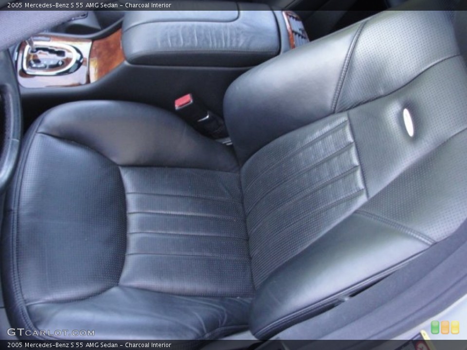 Charcoal Interior Front Seat for the 2005 Mercedes-Benz S 55 AMG Sedan #63585002