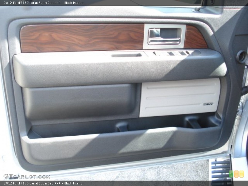 Black Interior Door Panel for the 2012 Ford F150 Lariat SuperCab 4x4 #63587360