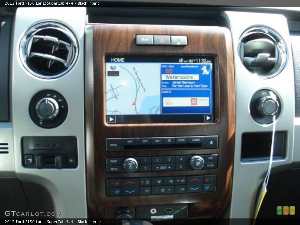 Black Interior Navigation for the 2012 Ford F150 Lariat SuperCab 4x4 #63587387