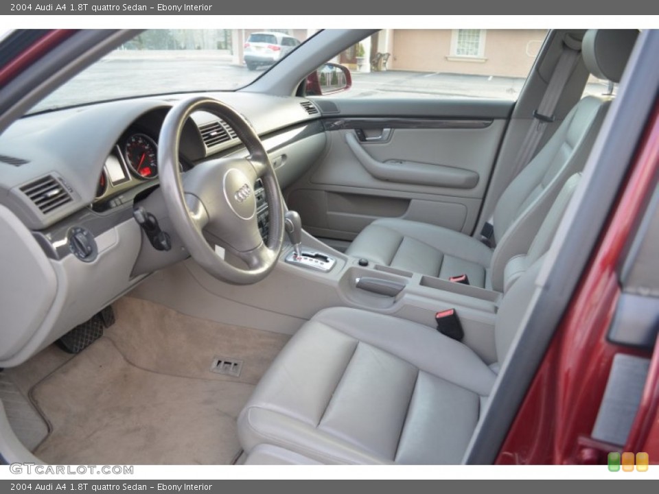 Ebony Interior Photo for the 2004 Audi A4 1.8T quattro Sedan #63590548