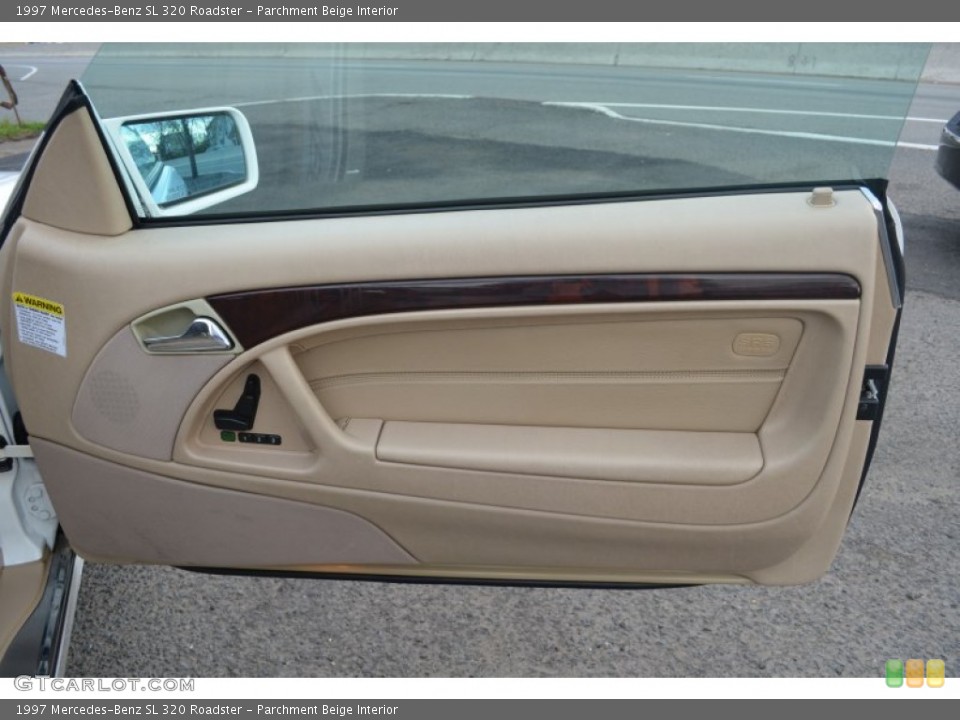 Parchment Beige Interior Door Panel for the 1997 Mercedes-Benz SL 320 Roadster #63590719