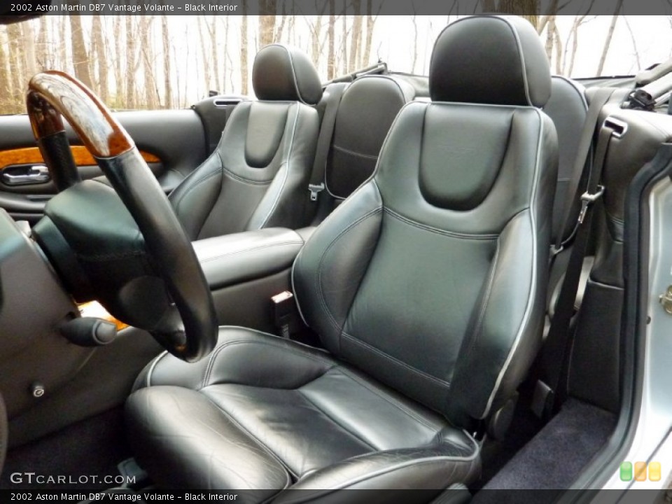 Black 2002 Aston Martin DB7 Interiors