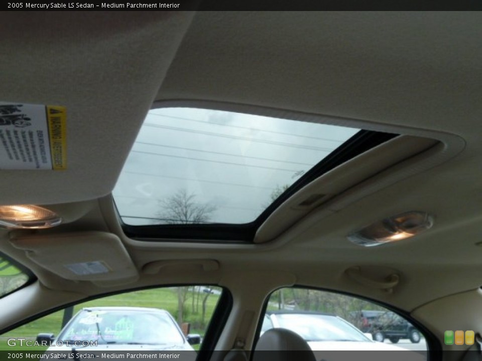 Medium Parchment Interior Sunroof for the 2005 Mercury Sable LS Sedan #63592336