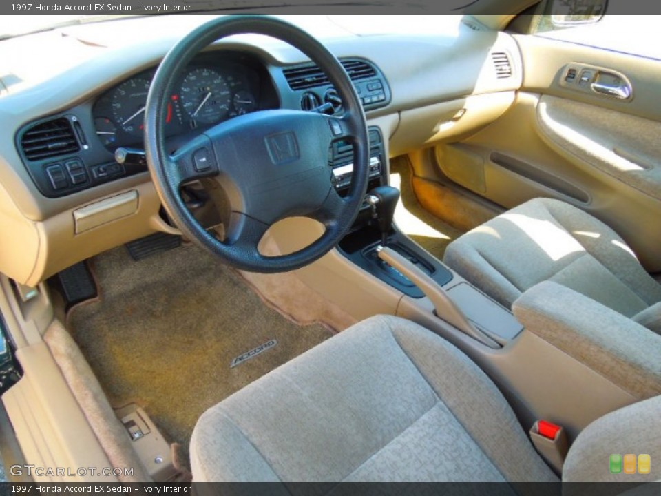 Ivory Interior Photo for the 1997 Honda Accord EX Sedan #63593965