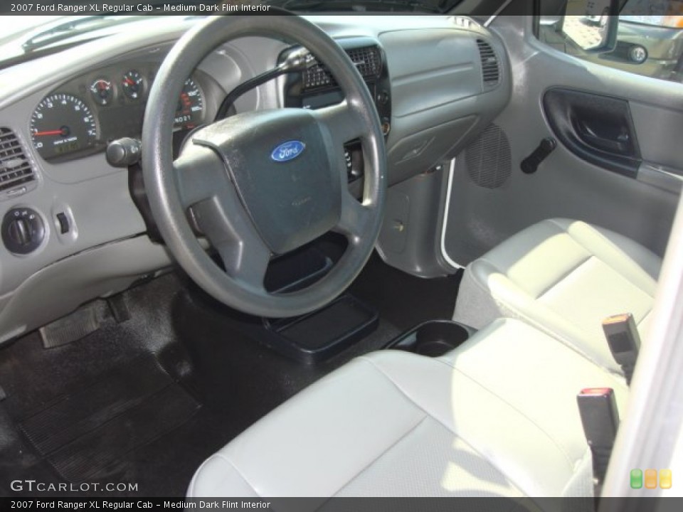 Medium Dark Flint Interior Prime Interior for the 2007 Ford Ranger XL Regular Cab #63597319