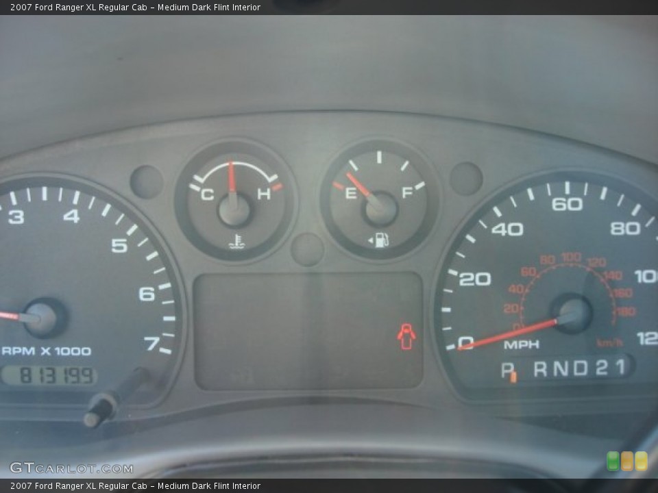 Medium Dark Flint Interior Gauges for the 2007 Ford Ranger XL Regular Cab #63597345