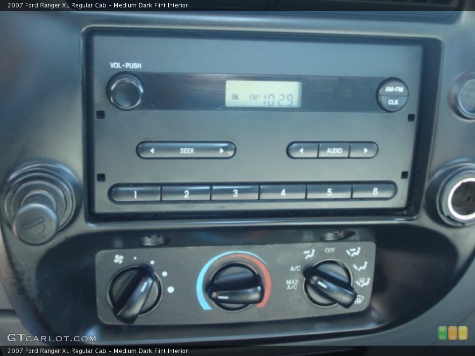 Medium Dark Flint Interior Controls for the 2007 Ford Ranger XL Regular Cab #63597354
