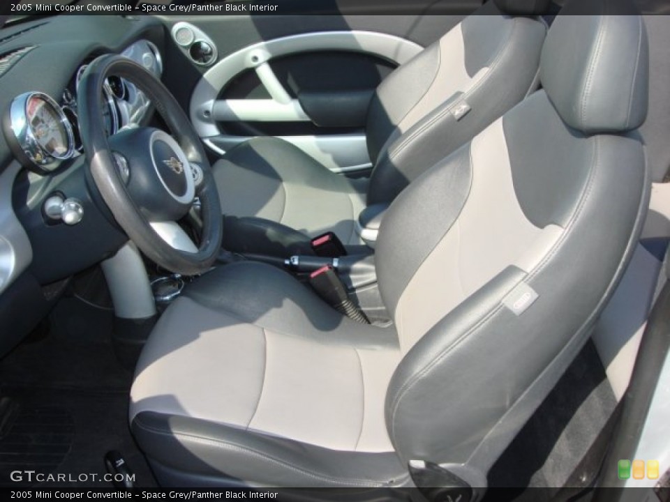 Space Grey/Panther Black Interior Photo for the 2005 Mini Cooper Convertible #63597478