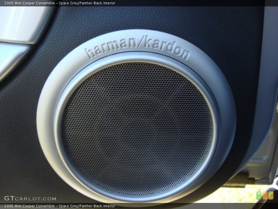 Space Grey/Panther Black Interior Audio System for the 2005 Mini Cooper Convertible #63597513