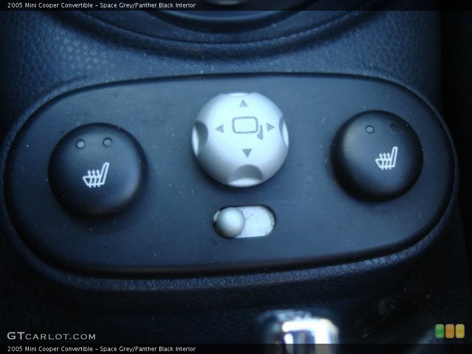 Space Grey/Panther Black Interior Controls for the 2005 Mini Cooper Convertible #63597536