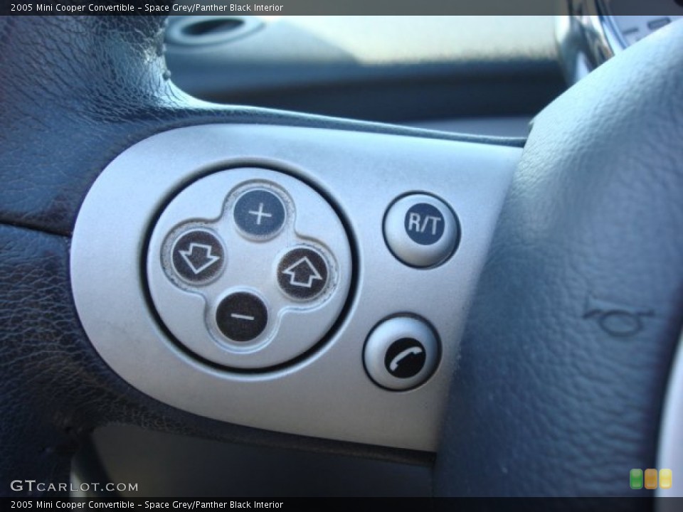 Space Grey/Panther Black Interior Controls for the 2005 Mini Cooper Convertible #63597550