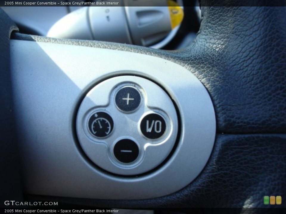 Space Grey/Panther Black Interior Controls for the 2005 Mini Cooper Convertible #63597559