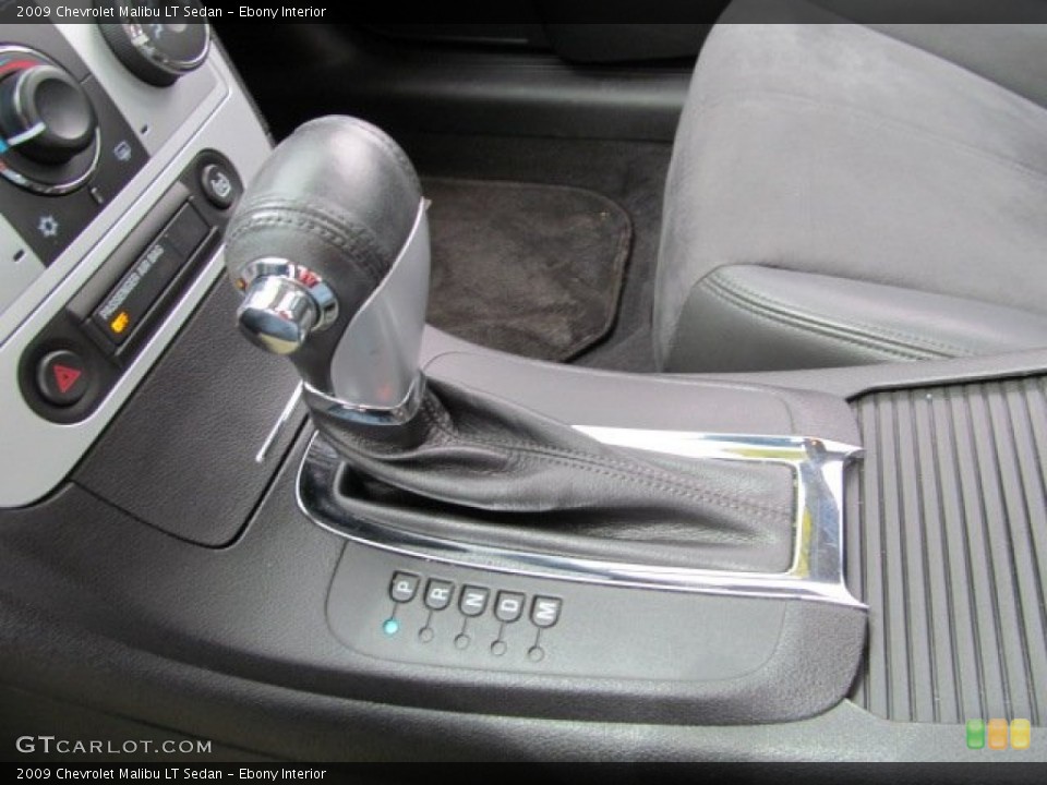 Ebony Interior Transmission for the 2009 Chevrolet Malibu LT Sedan #63597958