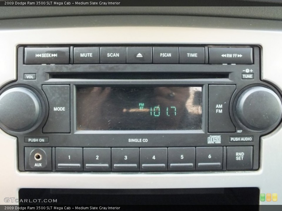Medium Slate Gray Interior Audio System for the 2009 Dodge Ram 3500 SLT Mega Cab #63599896