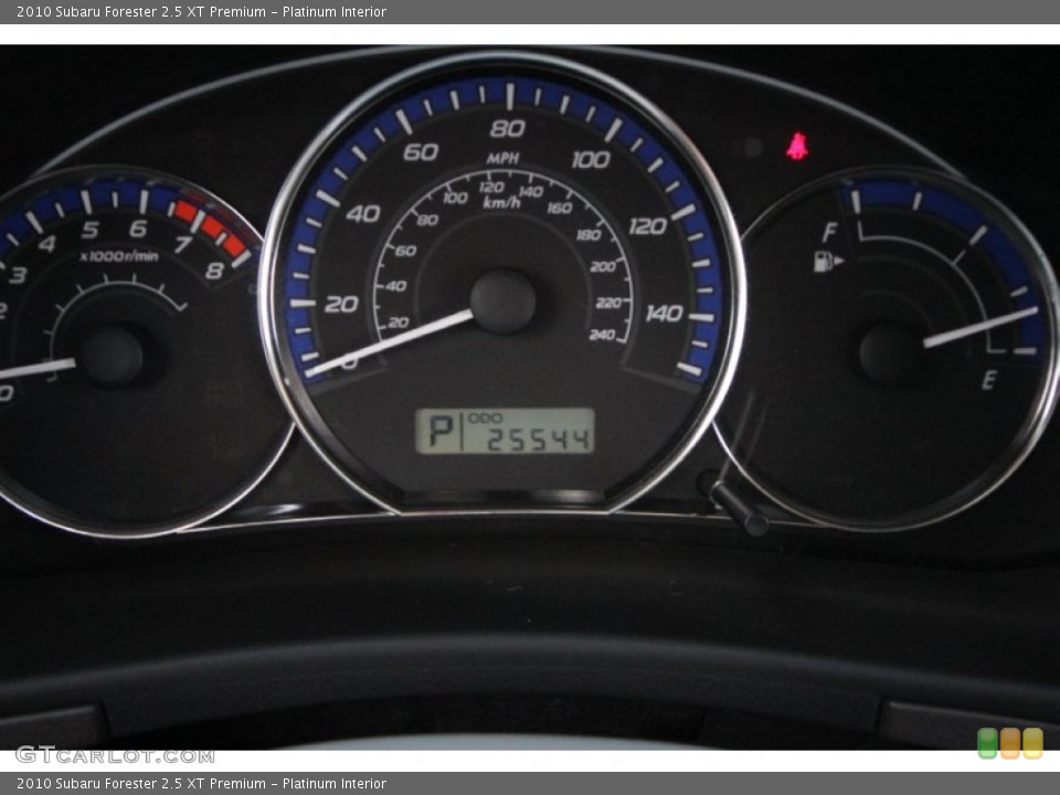 Platinum Interior Gauges for the 2010 Subaru Forester 2.5 XT Premium #63603880