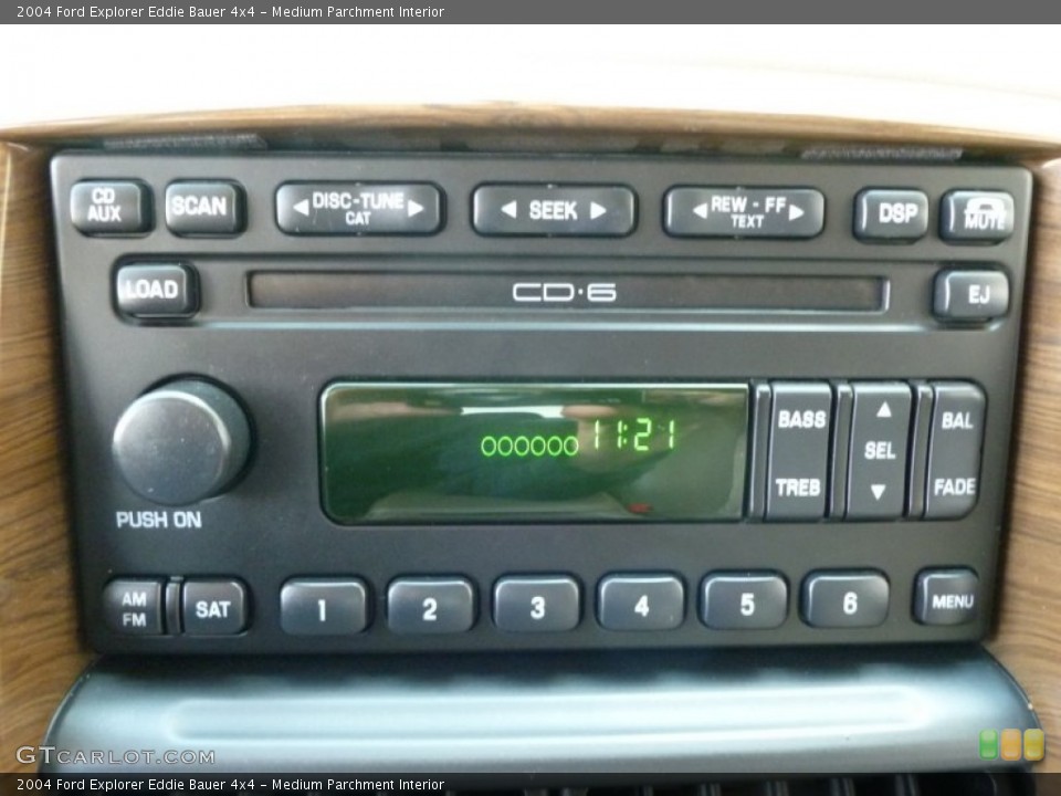 Medium Parchment Interior Audio System for the 2004 Ford Explorer Eddie Bauer 4x4 #63606949
