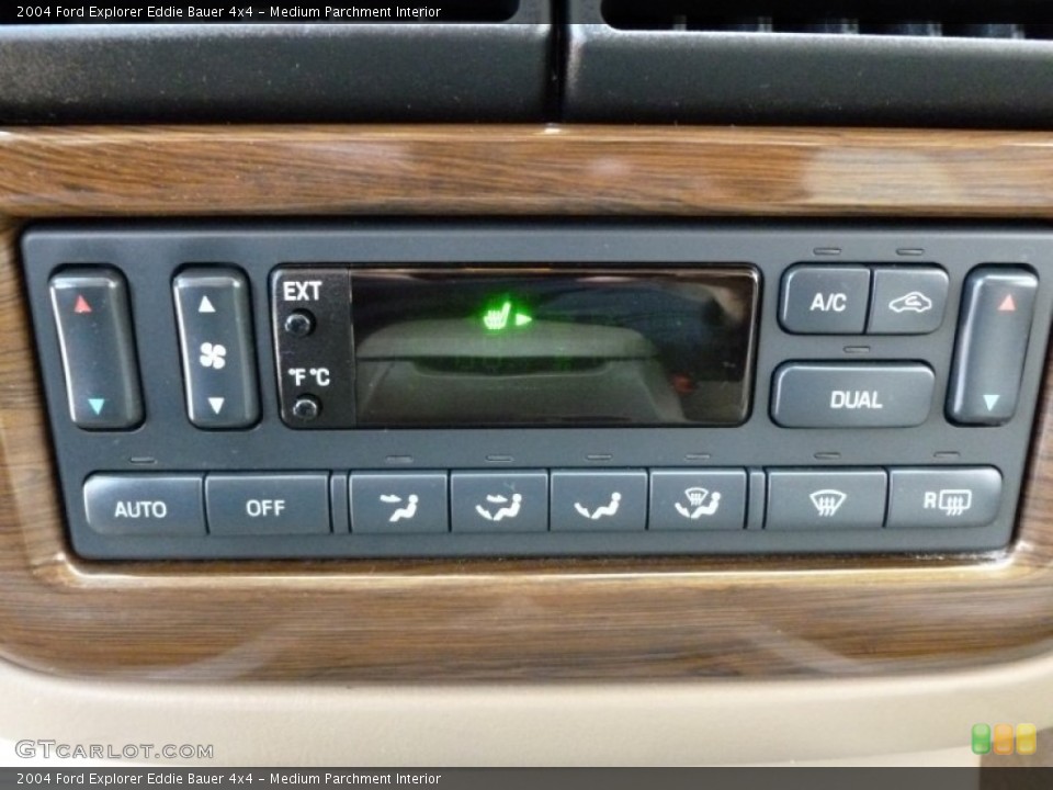 Medium Parchment Interior Controls for the 2004 Ford Explorer Eddie Bauer 4x4 #63606959