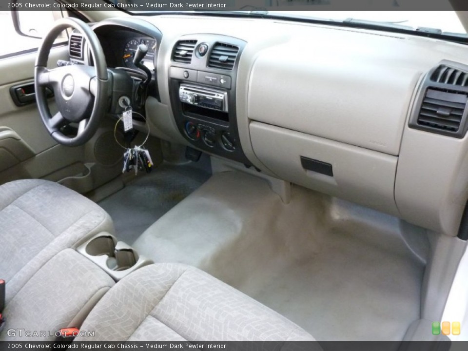 Medium Dark Pewter Interior Dashboard for the 2005 Chevrolet Colorado Regular Cab Chassis #63607787