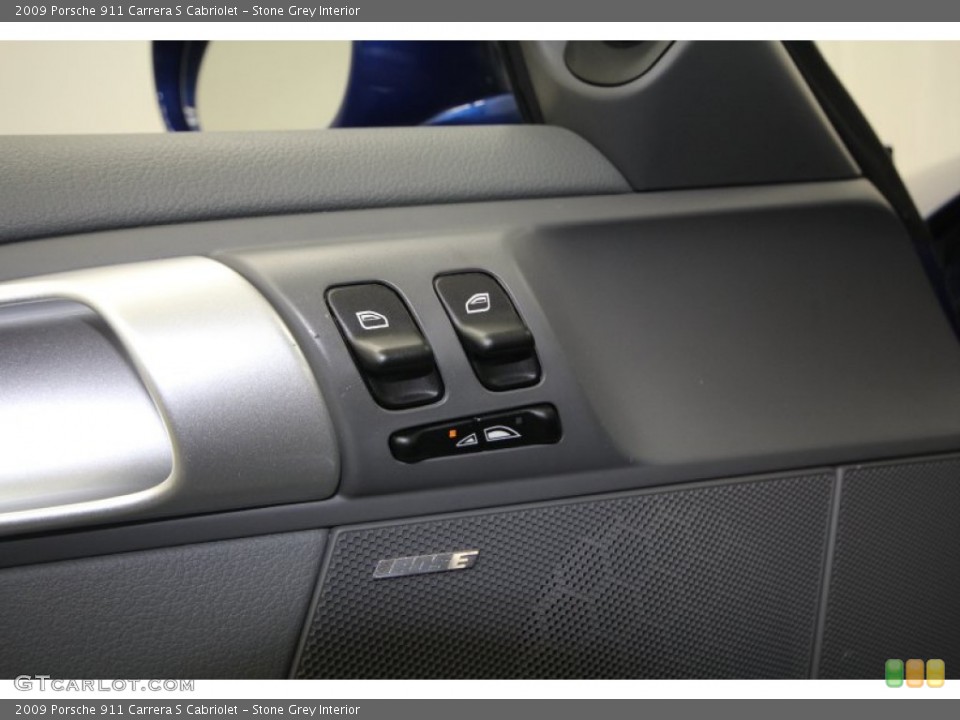 Stone Grey Interior Controls for the 2009 Porsche 911 Carrera S Cabriolet #63610921