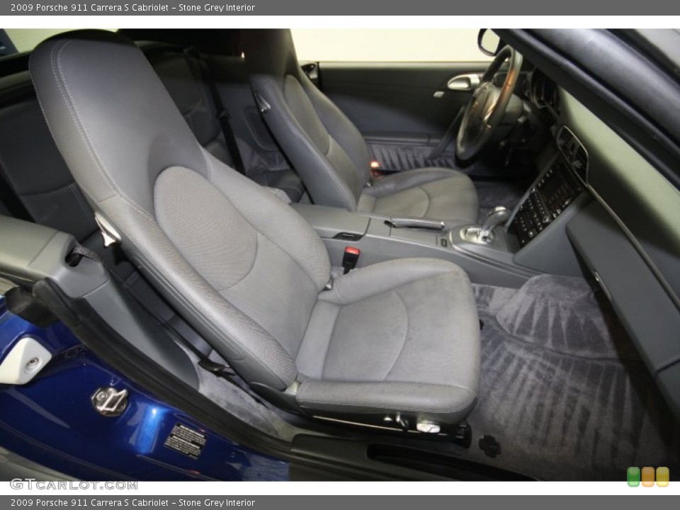 Stone Grey Interior Front Seat for the 2009 Porsche 911 Carrera S Cabriolet #63611068