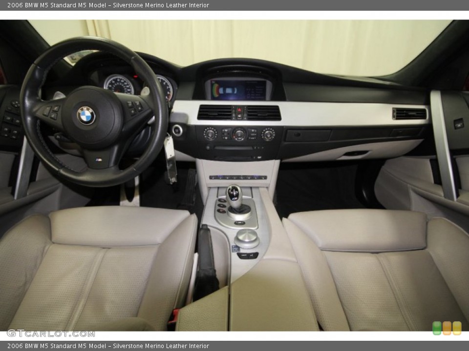 Silverstone Merino Leather Interior Dashboard for the 2006 BMW M5  #63611143