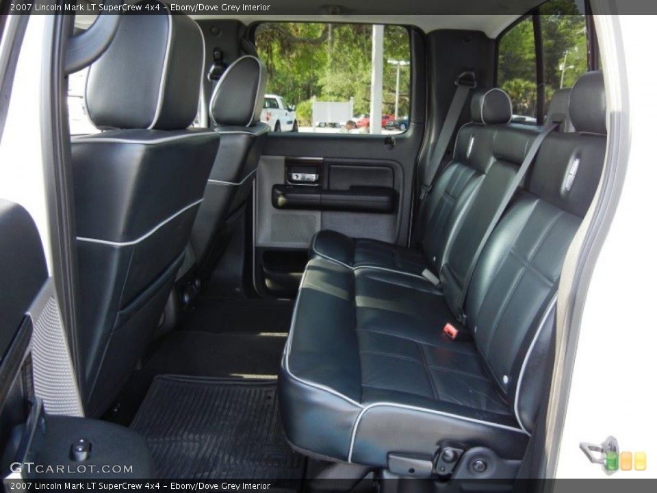 Ebony/Dove Grey Interior Rear Seat for the 2007 Lincoln Mark LT SuperCrew 4x4 #63611485