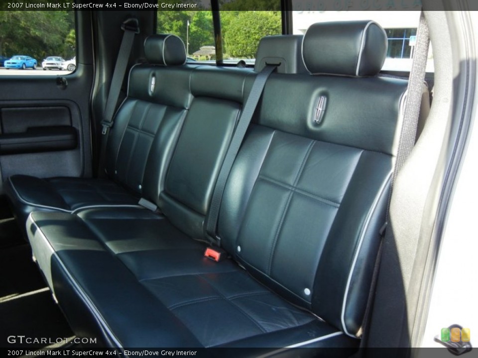 Ebony/Dove Grey Interior Rear Seat for the 2007 Lincoln Mark LT SuperCrew 4x4 #63611508