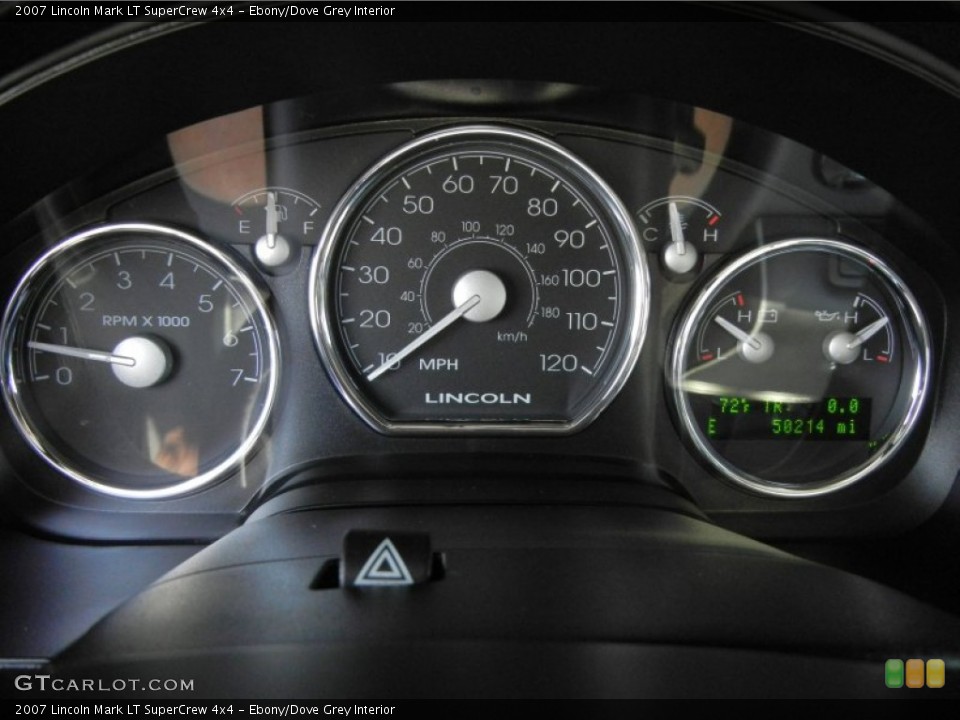 Ebony/Dove Grey Interior Gauges for the 2007 Lincoln Mark LT SuperCrew 4x4 #63611569