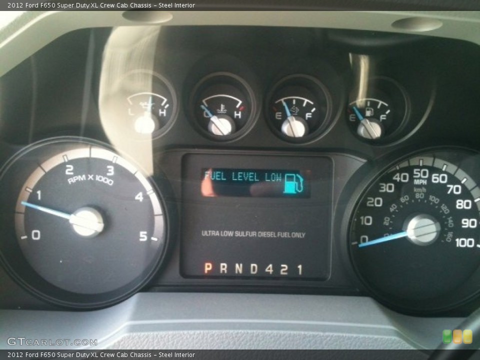 Steel Interior Gauges for the 2012 Ford F650 Super Duty XL Crew Cab Chassis #63612380
