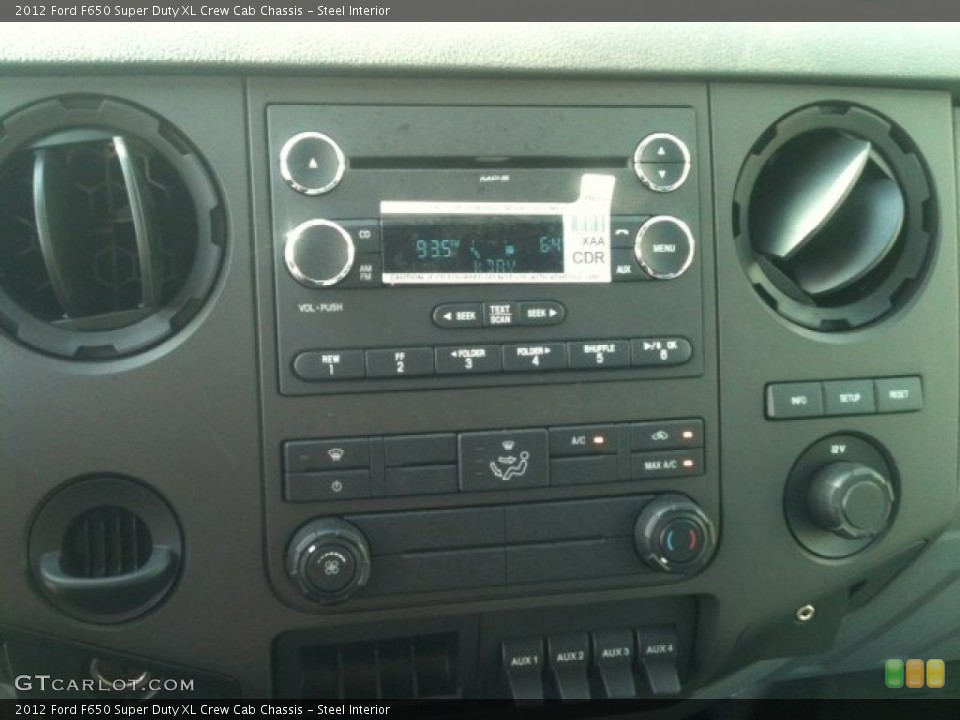 Steel Interior Controls for the 2012 Ford F650 Super Duty XL Crew Cab Chassis #63612388