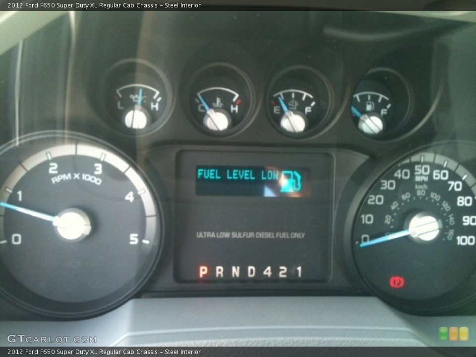 Steel Interior Gauges for the 2012 Ford F650 Super Duty XL Regular Cab Chassis #63612445