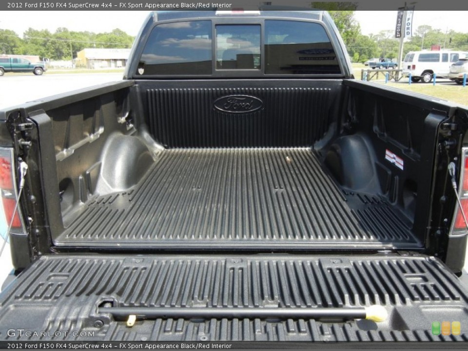 FX Sport Appearance Black/Red Interior Trunk for the 2012 Ford F150 FX4 SuperCrew 4x4 #63613033