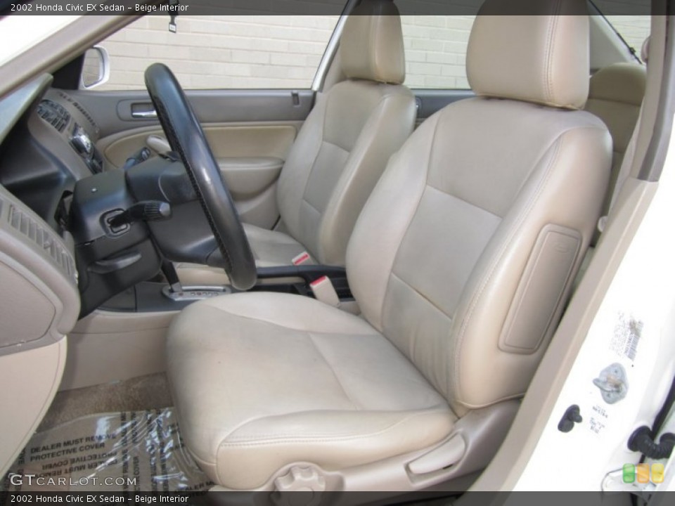 Beige Interior Photo for the 2002 Honda Civic EX Sedan #63614773
