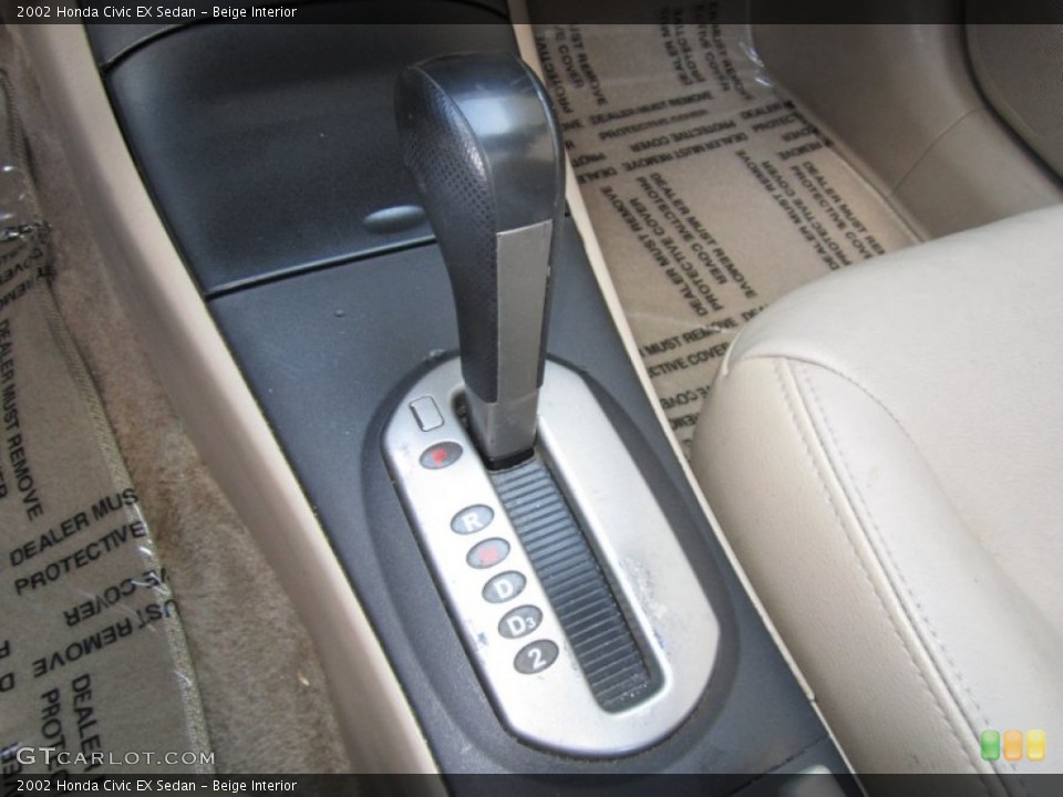 Beige Interior Transmission for the 2002 Honda Civic EX Sedan #63614845