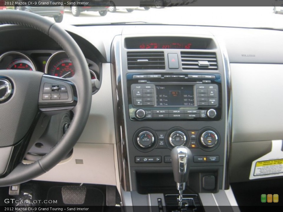 Sand Interior Controls for the 2012 Mazda CX-9 Grand Touring #63615451