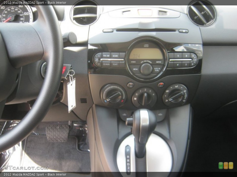 Black Interior Controls for the 2012 Mazda MAZDA2 Sport #63615745