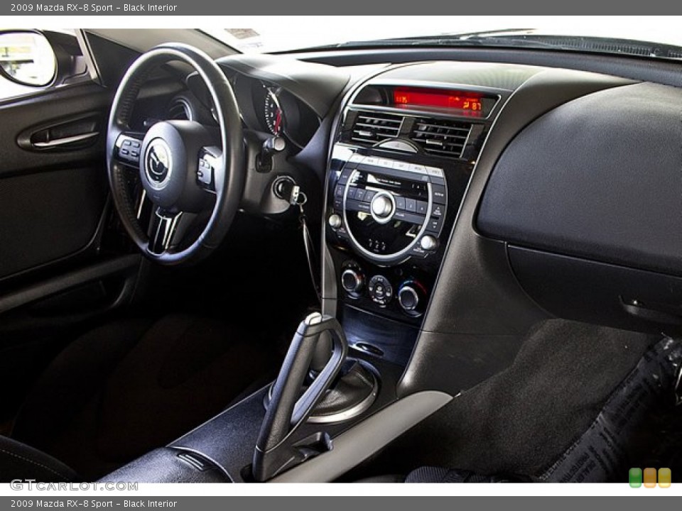 Black Interior Dashboard for the 2009 Mazda RX-8 Sport #63620956