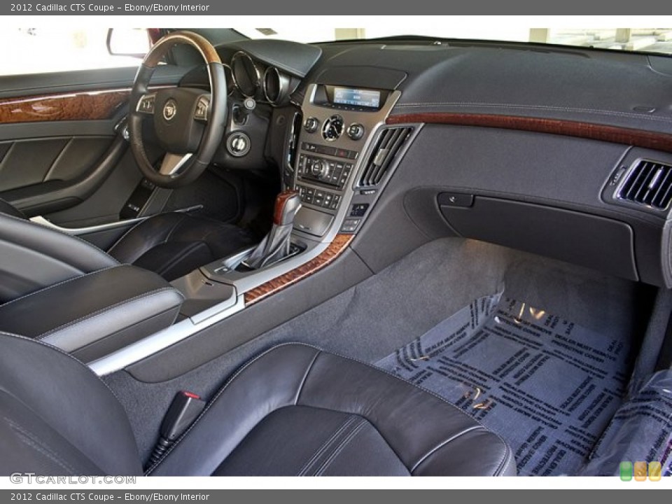 Ebony/Ebony Interior Dashboard for the 2012 Cadillac CTS Coupe #63621520